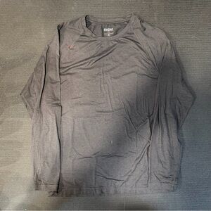 Rhone Men's Charcoal Long Sleeve Tee